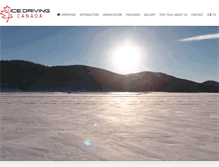 Tablet Screenshot of icedrivingcanada.com